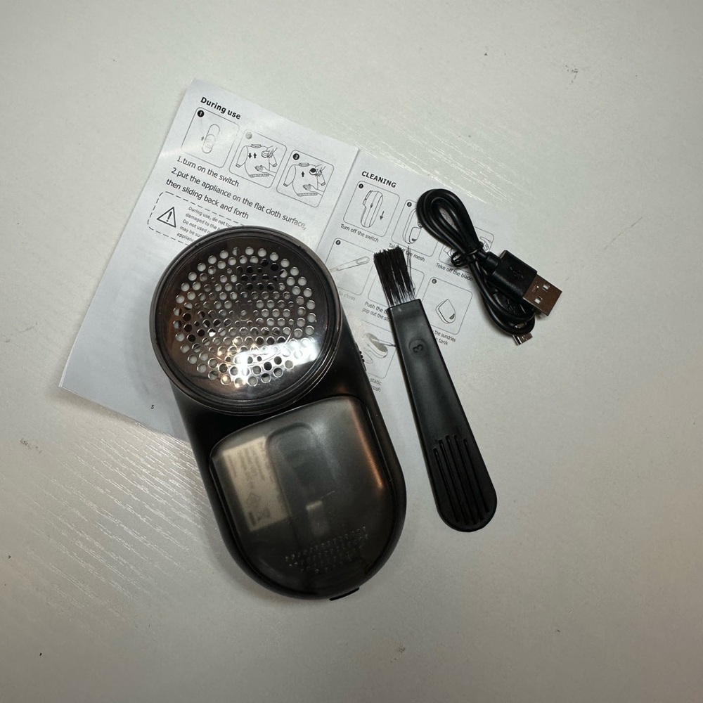 Magictec Rechargeable Fabric Shaver, Lint Remover Sweater -Battery Operated